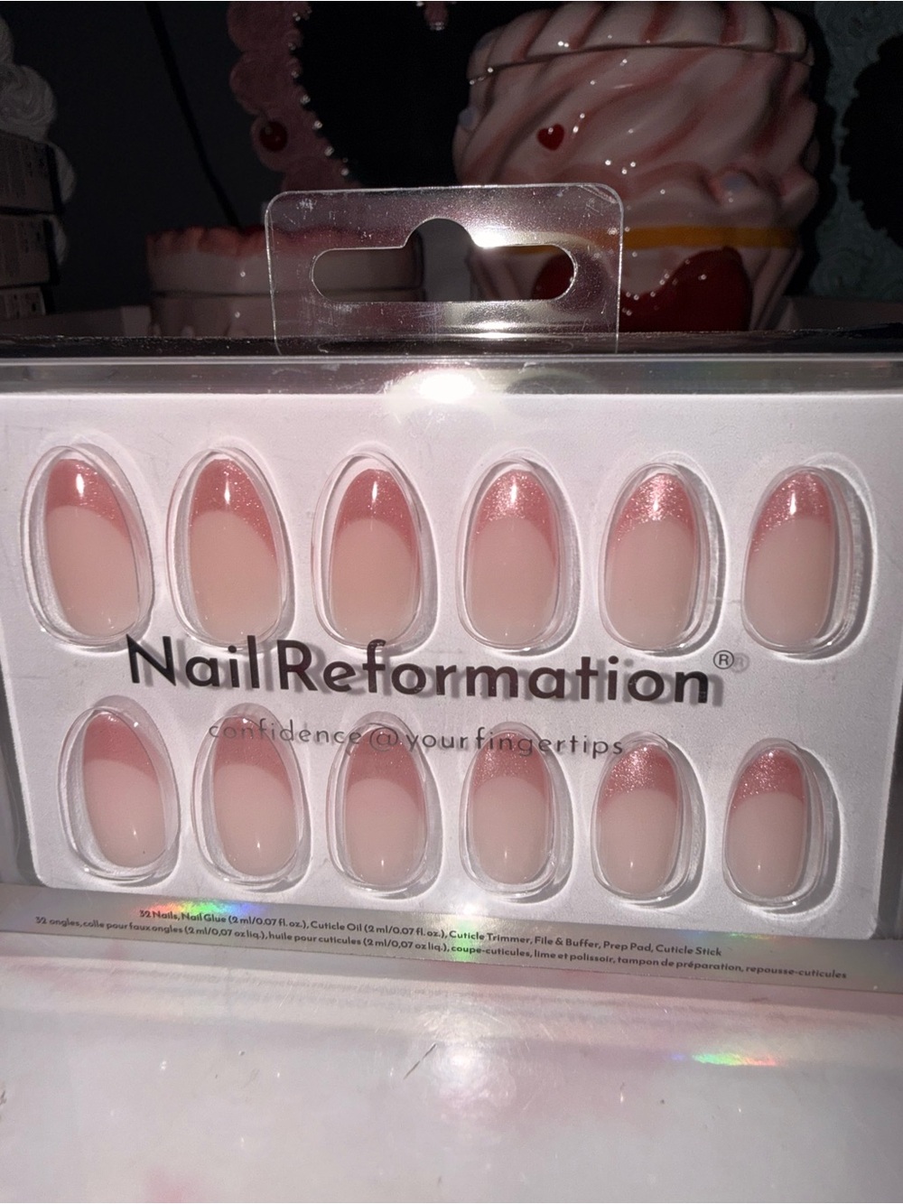 NailReformation Pink French Tip Press-On Nails